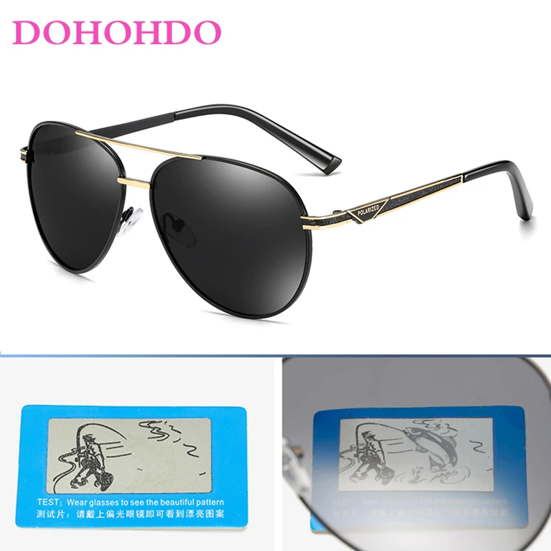 

2021 New Fashion Pilot Polaroid Sun Glasses Vintage Men Women Metal Frame Driving Polarized Sunglasses Photochromic Goggle UV400
