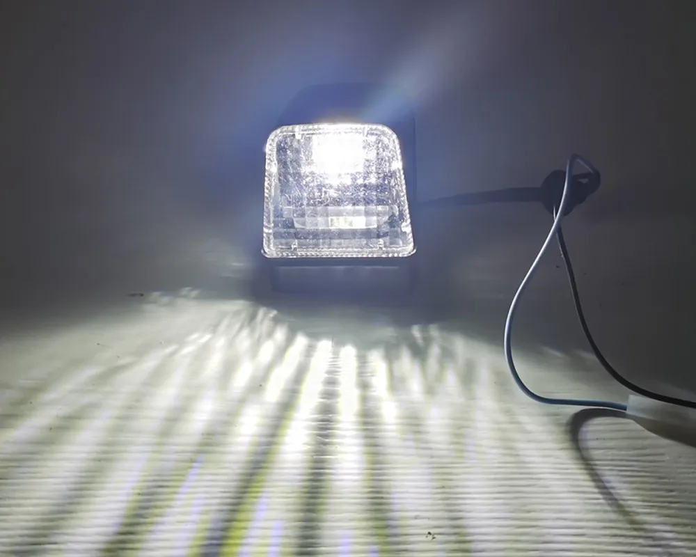 1пара светодиодных белых фонарей 24в сверху грузовика для Volvo Heavy FH FM roof OEM 1623726 DAF Dome lights on.