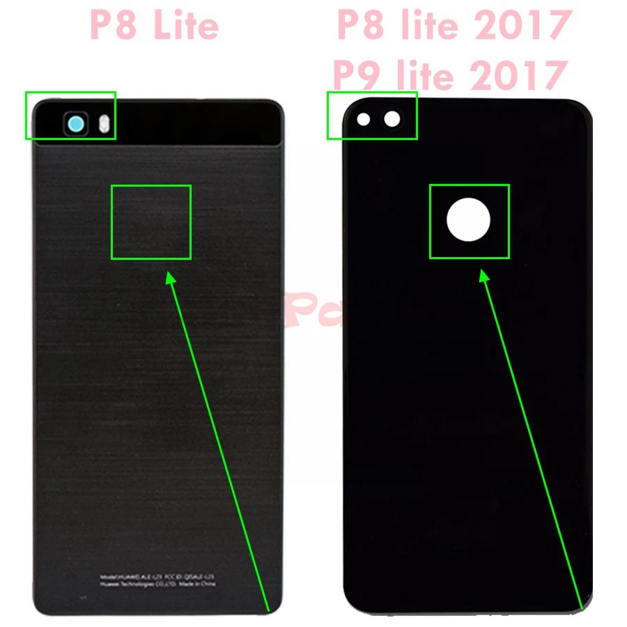 Задняя крышка аккумулятора для Huawei P8 2017 Lite задняя дверь P9 корпус P8lite 2015 lite |