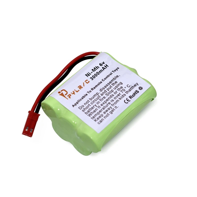6v 3000mah Rechargeable Battery For Rc toys Cars Tanks Robots Gun AA NI-MH Pack Boats With JST Plug | Игрушки и хобби