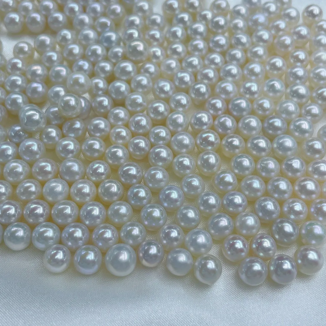 

free shipping,top high quaility 5 pcs/lot,6-6.5 mm AAA perfect round,100% Nature freshwater loose pearl,half hole drilled
