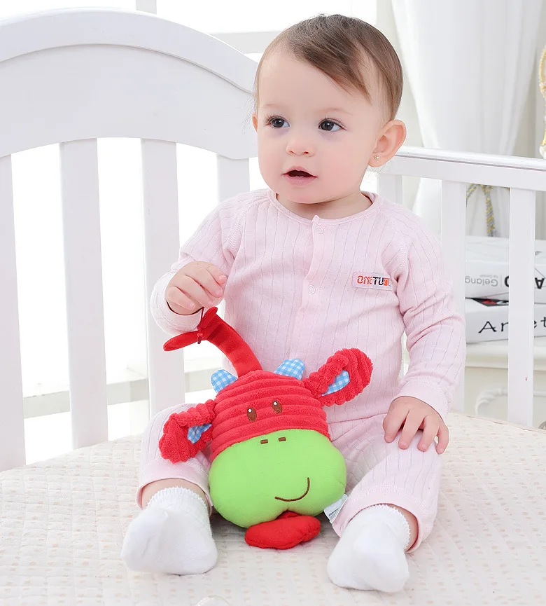 Плюшевая игрушка в кроватку колокольчик музыка рингтон плюшевая Подвеска для