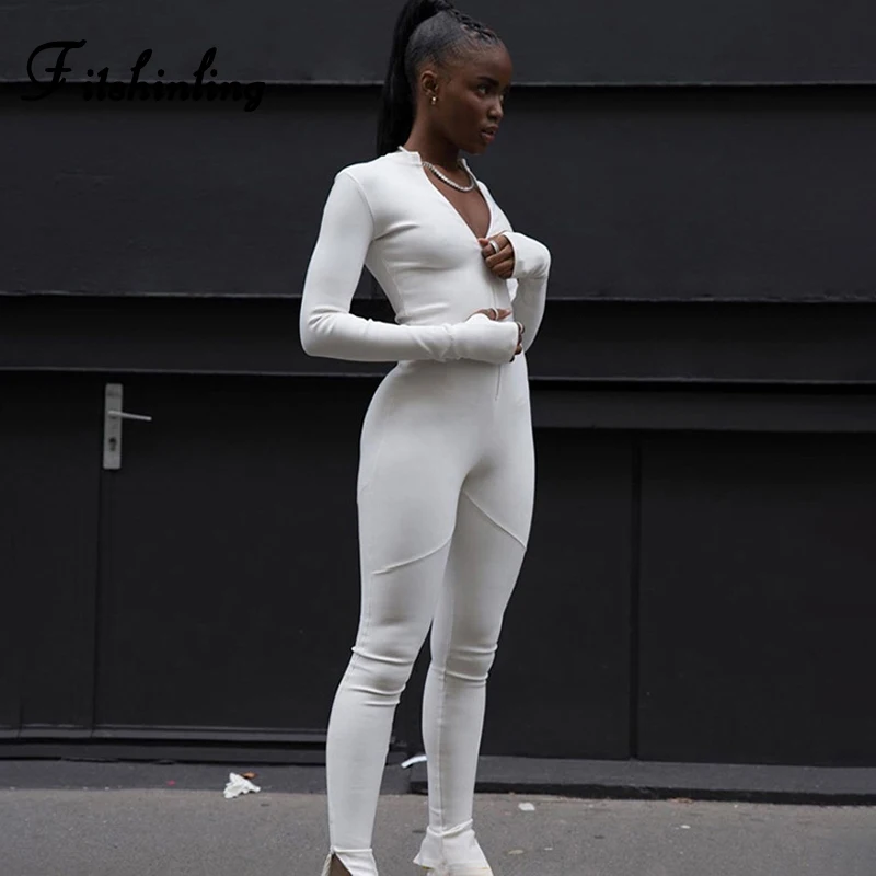 Fitshinling Athleisure фитнес длинный Детский комбинезон Женская Спортивная одежда