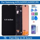 Дигитайзер для Samsung galaxy A20 A205 SM-A205F A205FN ЖК-дисплей с сенсорным экраном дигитайзер в сборе Бесплатная доставка