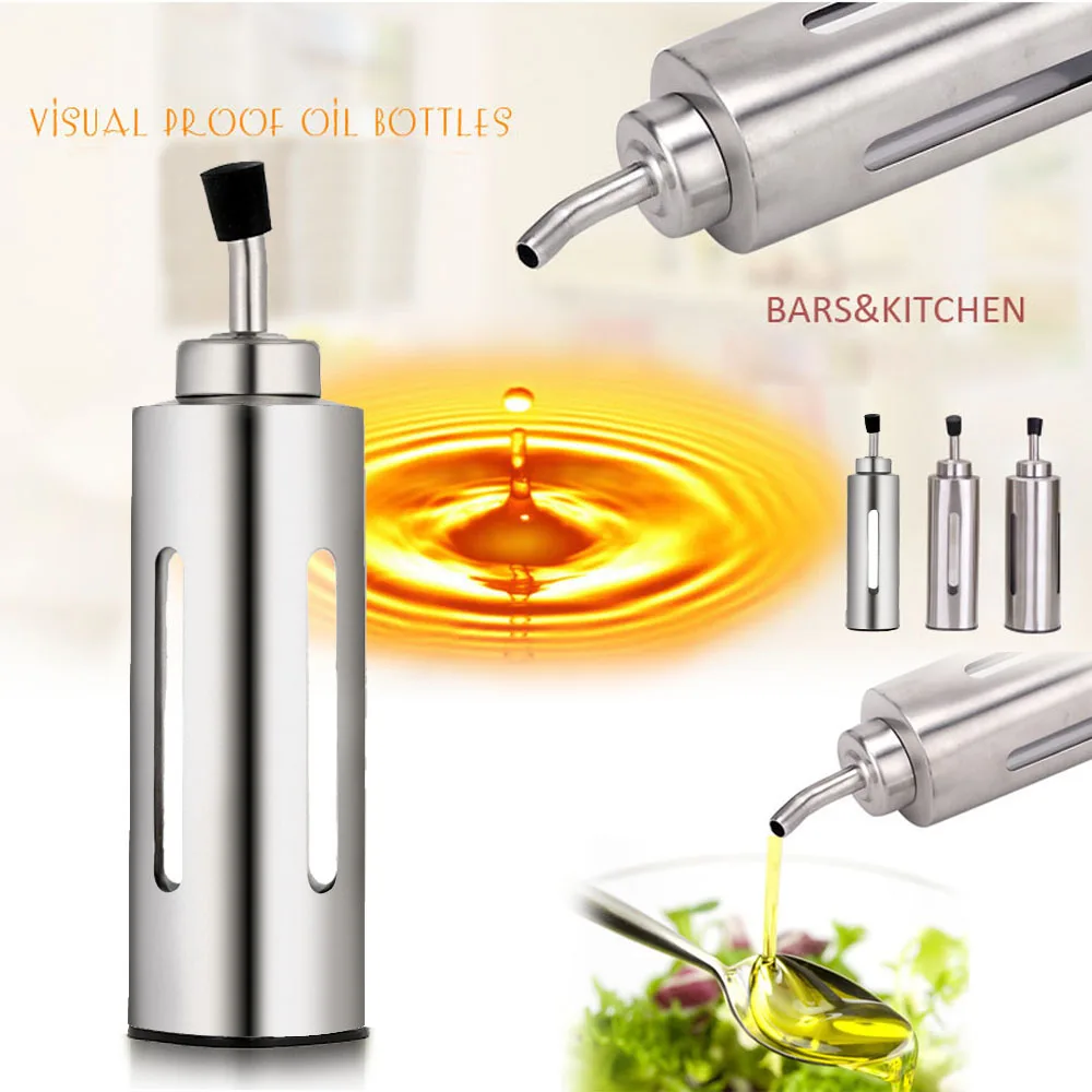 200 мл из нержавеющей стали визуально герметичный соевый соус уксус горшочек