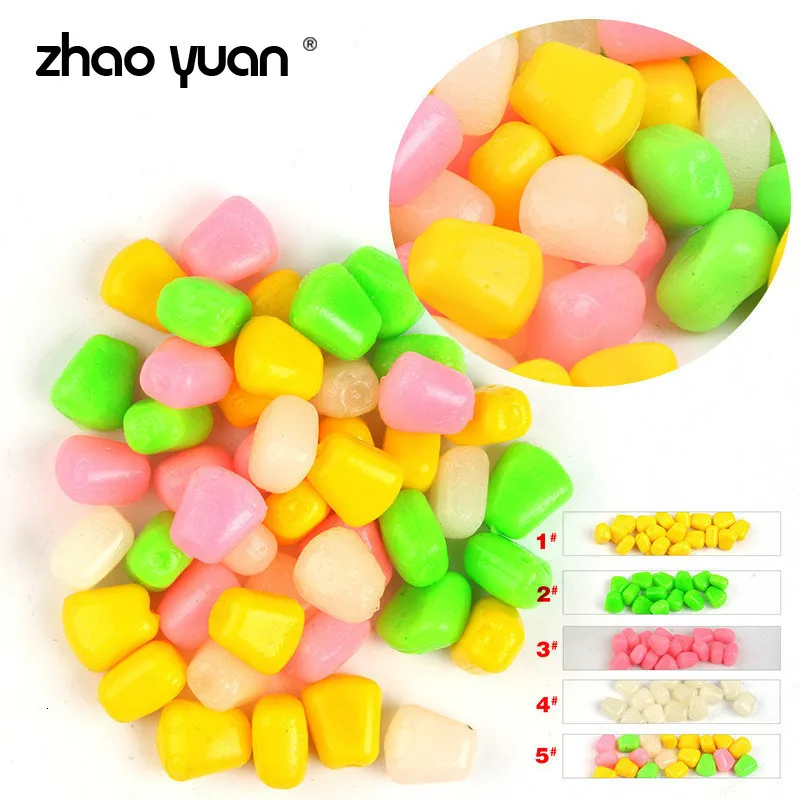 50 шт./лот цветные всплывающие приманки для ловли карпа Ароматизированная трава