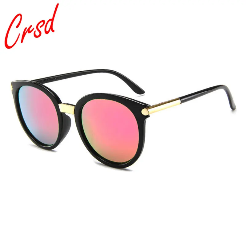 

Солнцезащитные очки в круглой оправе UV400 для мужчин и женщин, Классические трендовые большие солнечные аксессуары в черной оправе, в стиле р...