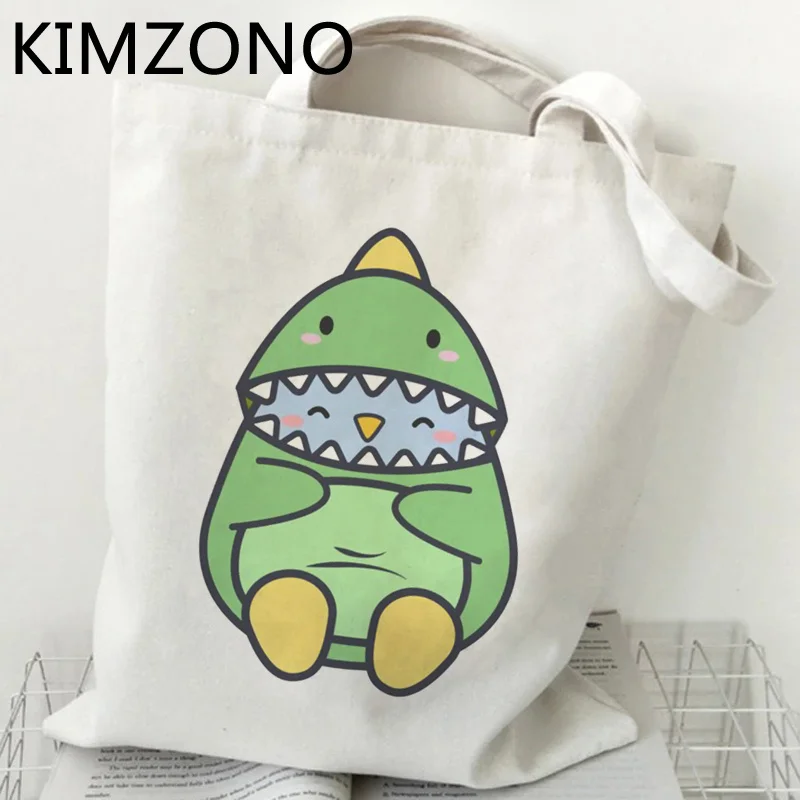 

Dinosaur shopping bag recycle bag jute bag bolsa shopper bag tote boodschappentas jute woven sac toile