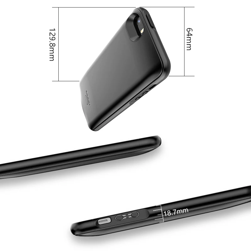 Чехол с аккумулятором 4000 мАч для iPhone 5 5S SE чехол портативным внешним 5SE