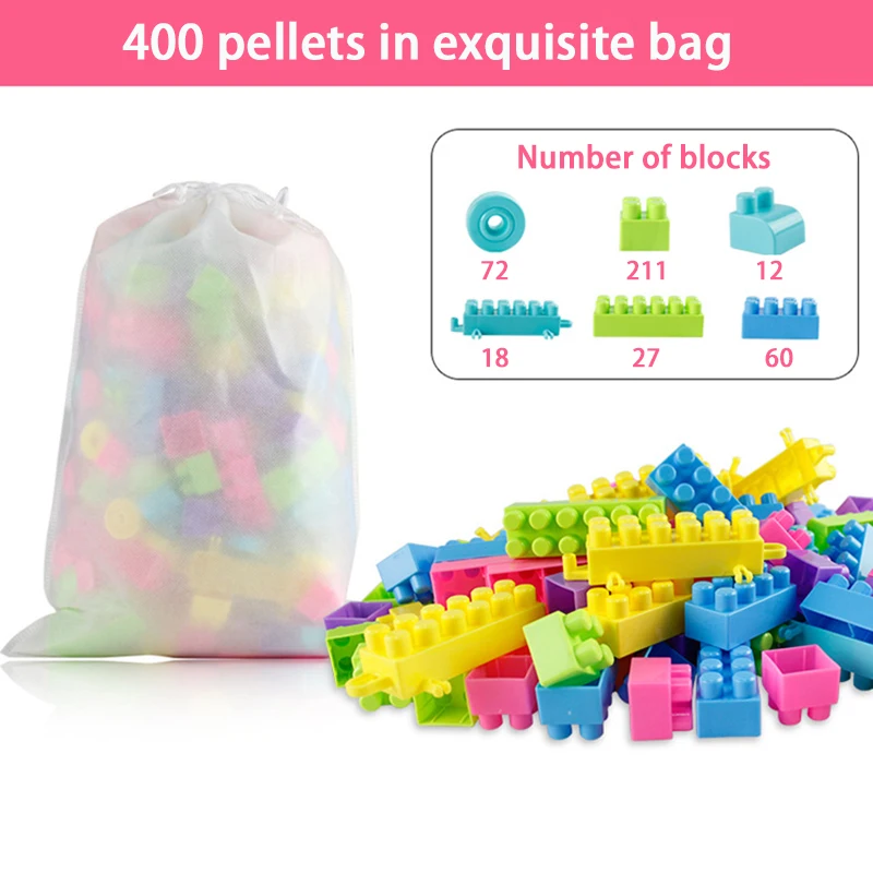 Строительные блоки игрушки частицы бой вставленные мальчики и девочки сумка для