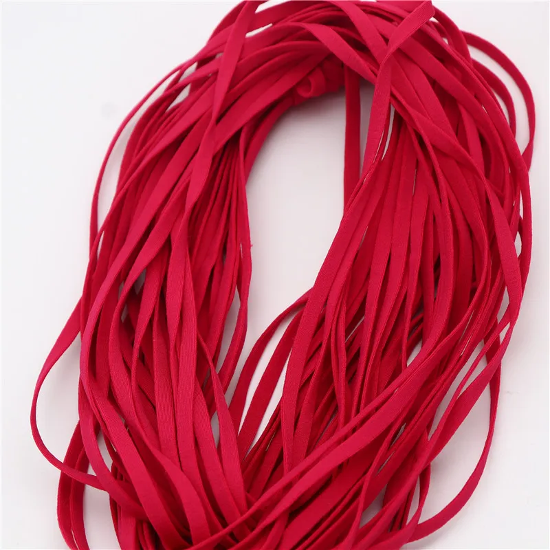 10 метров 5 мм Швейные Эластичная лента красочные высокое для масок женская одежда