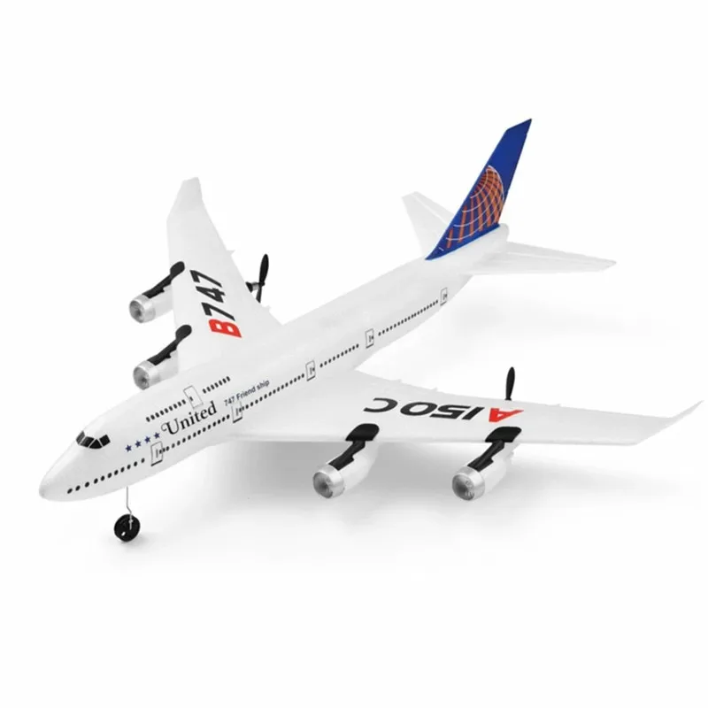XK A150-C B747 BOYIN 747 510 мм размах крыльев EPP назад толкатель двойной двигатель 2CH RC