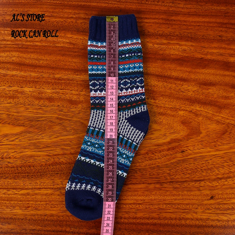 

19041 Super Quality Cotton Flexible Winter Stockings Soft Thick Warm Stylish Durable Socks For Foot 24-28cm