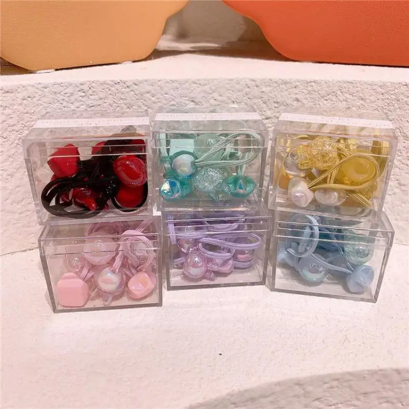 

10 шт, детское нижнее белье с персонажами мультфильмов для детей эластичные резинки для волос для девочек конфеты Цвет женские аксессуары дл...