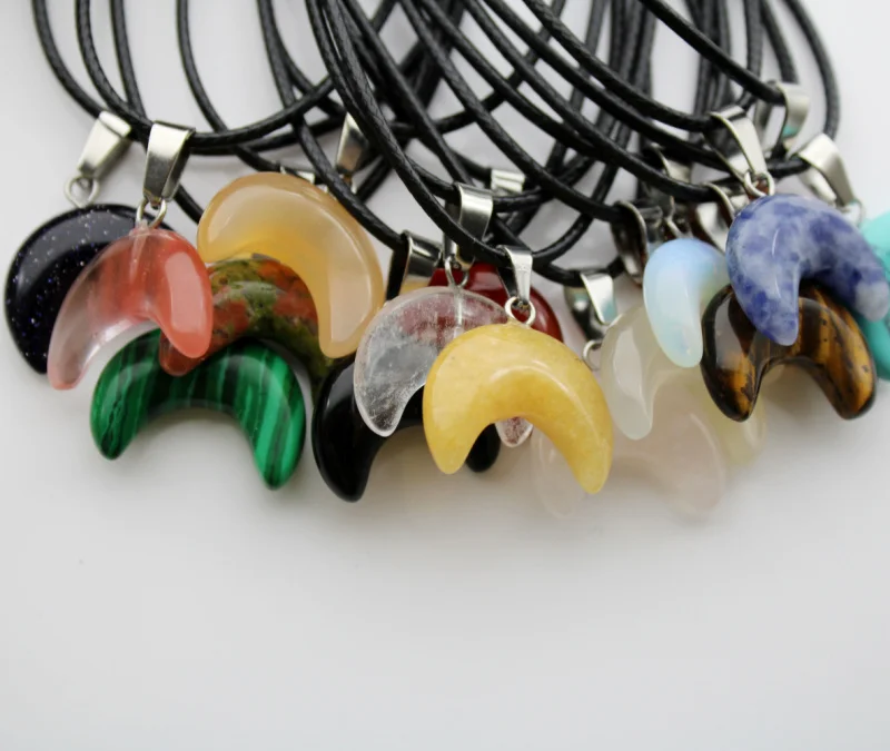 Модный кулон из натурального камня искусственный кристалл агат бирюза малахит