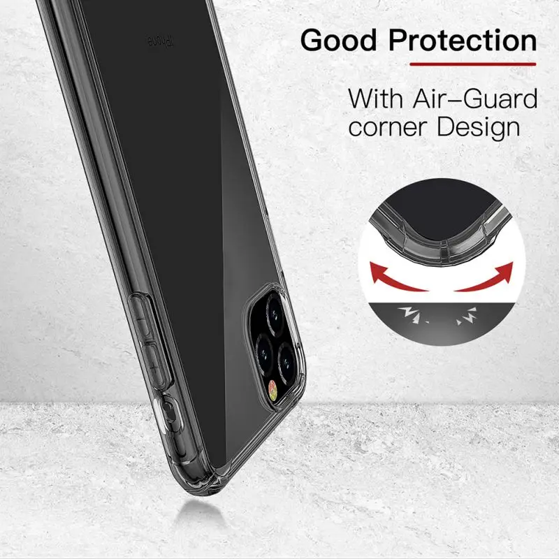 Мягкий защитный из ТПУ чехол Прозрачный для IPhone 11/11 Pro/11 Pro Max | Мобильные телефоны и