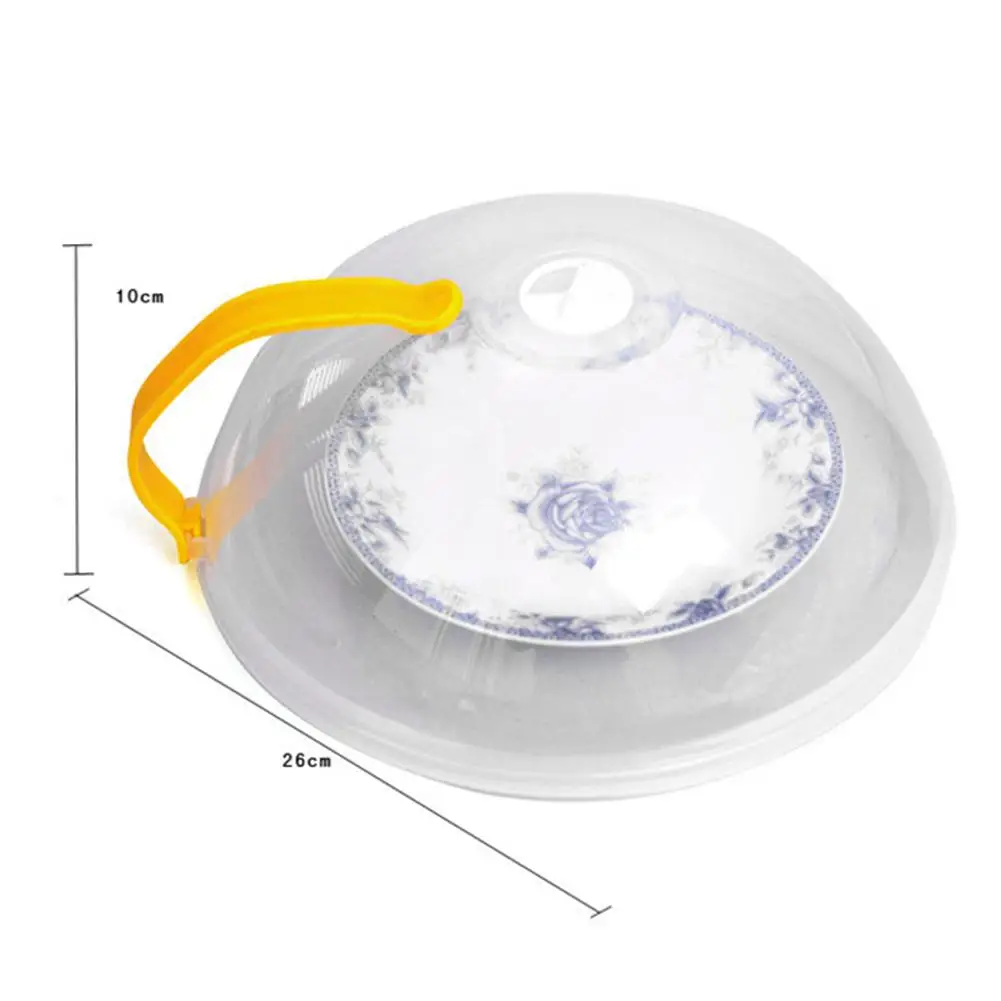 

Professional Microwave Food Anti-Sputtering Cover With Handle Heat Resistant Lid for Microwave Food