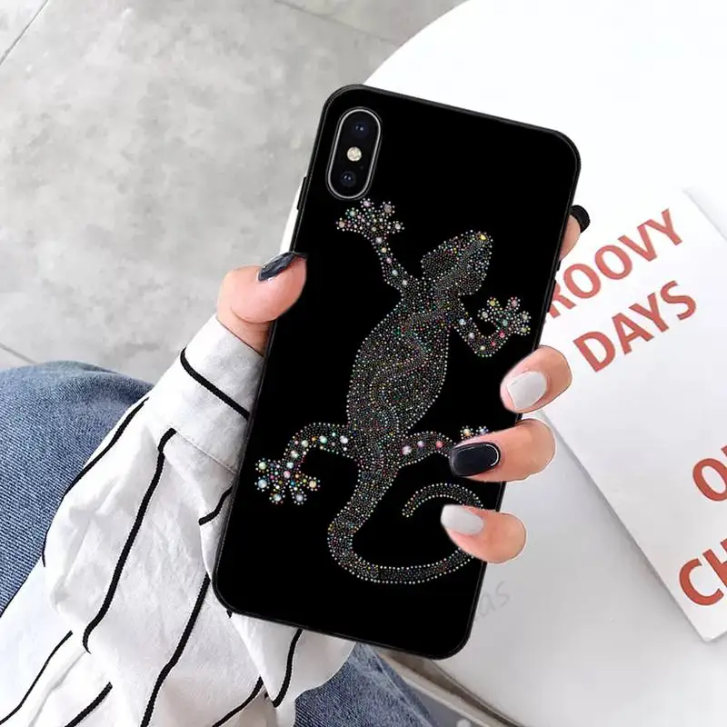 

Gecko Lizard Animals Phone Case for iPhone 11 12 pro XS MAX 8 7 6 6S Plus X 5S SE 2020 XR