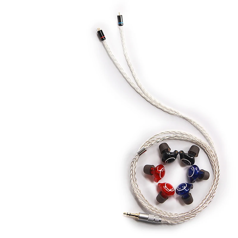 UFOEAR UFO 111 In Ear Monitor Dual Driver (1DD + 1BA) HiFi наушники IEM 0 78 мм 2 контактный съемный