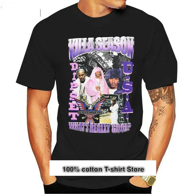 

Cam'Ron-Camiseta de манга corta для взрослых, camisa informal de Skin rosa, talla S - 2Xl