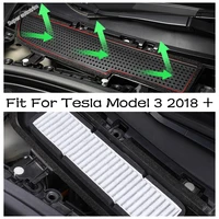 filter element fit for tesla model 3 2018 2021 air inlet flow vent anti blocking protection panel cover trim accessories