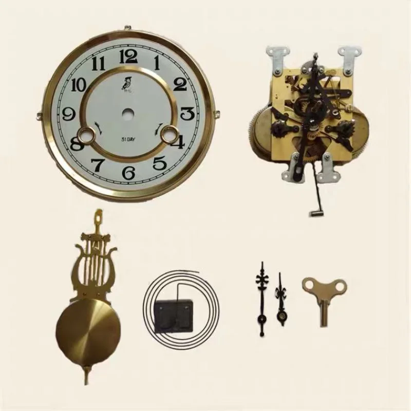 Mechanical Wall Clock Movement Clockwork Watch DIY Full Set Repair Accessories Mechanical Floor Pendulum Clocks Mechanism