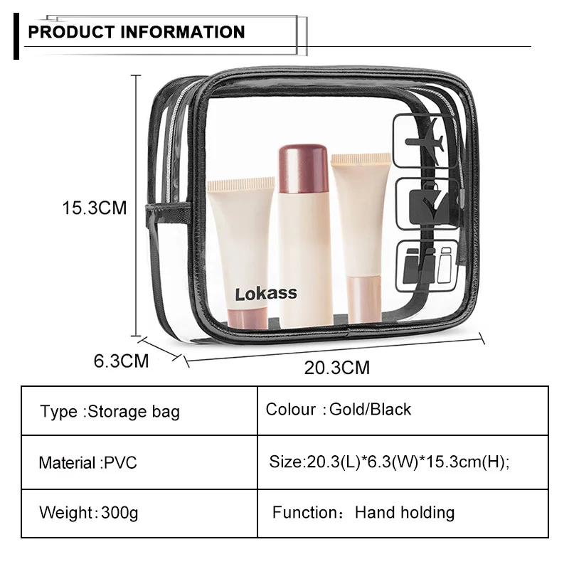 Модные короткие женские косметички многофункциональные прозрачные