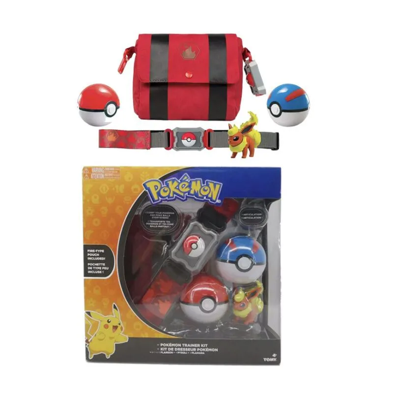 

Pokemon Toy Genuine Elf Ball Belt Pikachu Pokeball Pocket Monster Variant Model Kids Toy Set Cosplay Action Figure Toy
