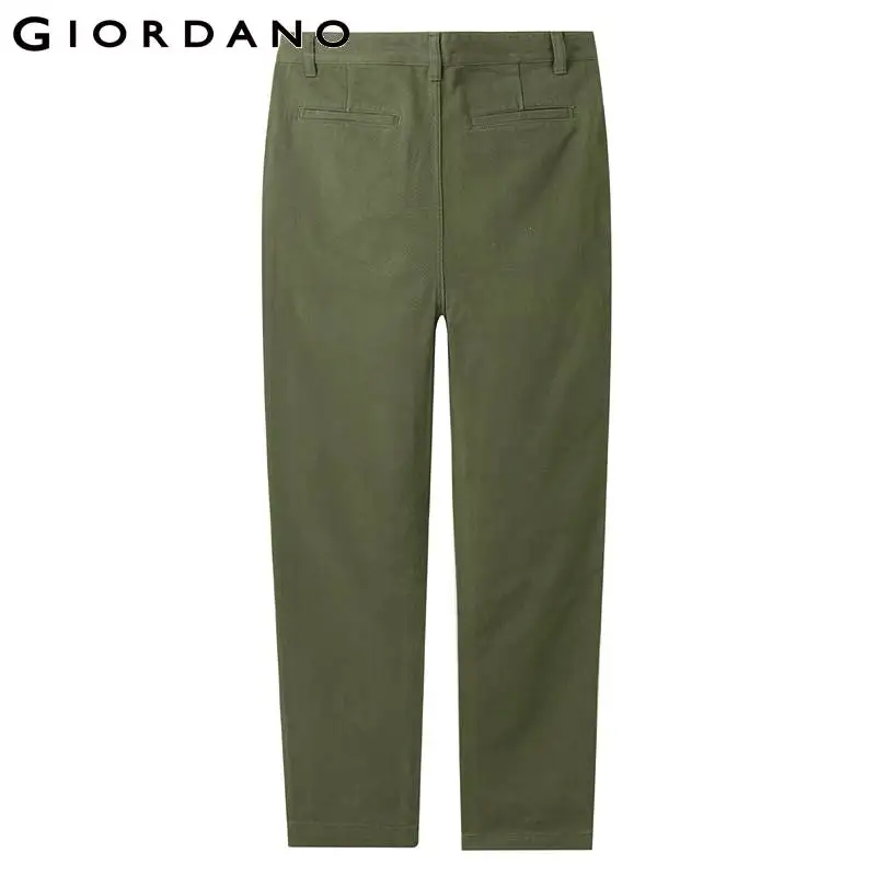 Giordano мужские повседневные джинсовые брюки на средней талии, из натурального хлопка