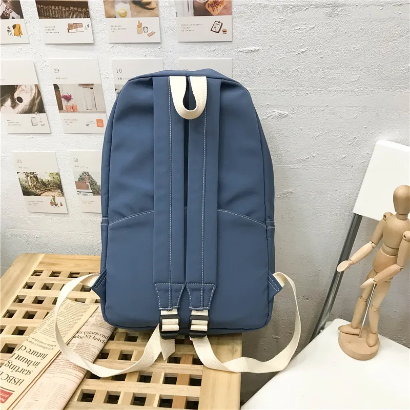 Модный рюкзак нейлоновая женская сумка на плечо вместительный школьный для