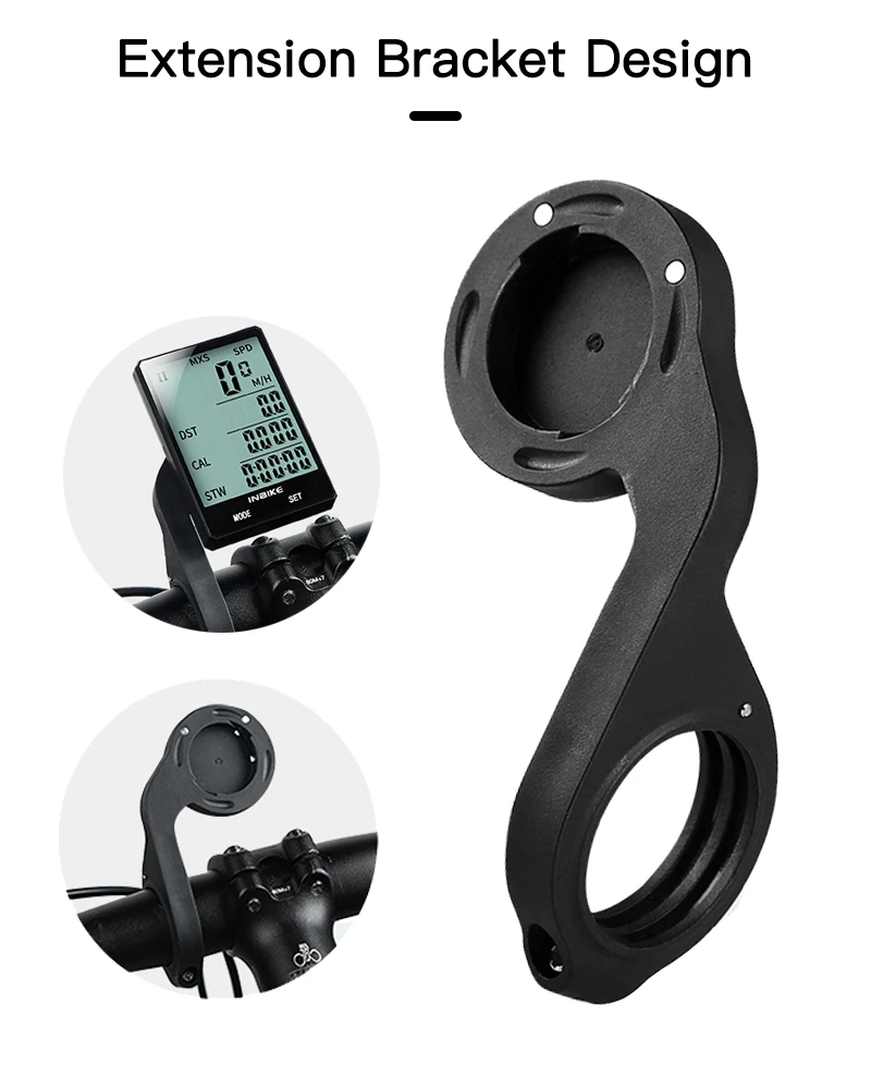 INBIKE непромокаемый велосипедный компьютер с большим экраном 2,8 дюйма, беспроводной Велосипедный компьютер, спидометр, одометр, велосипедный измеримый секундомер