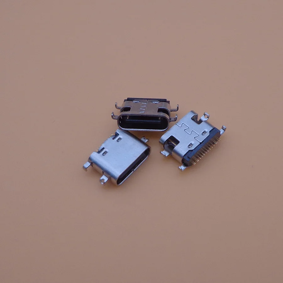 10 шт. разъем USB 3 1 типа C 16 контактов прямоугольный SMT Tab версии гнездовая розетка