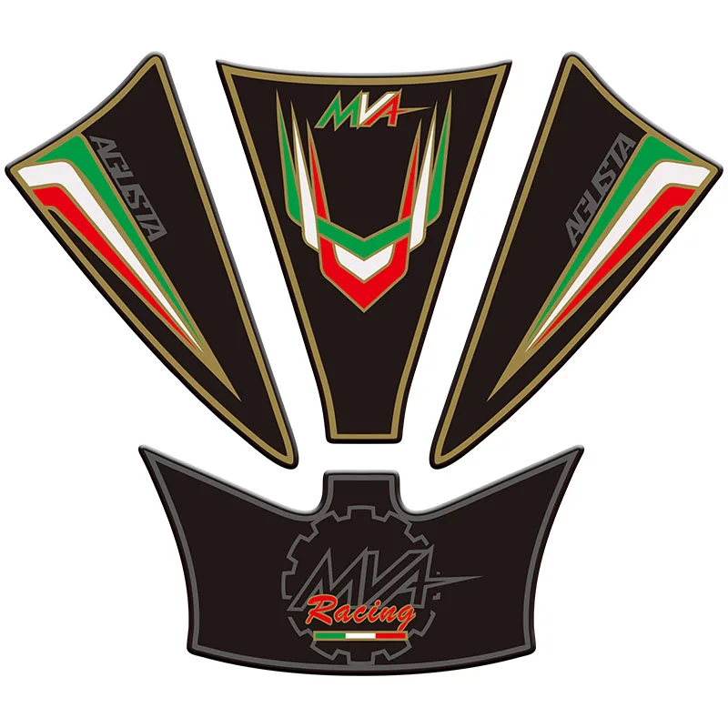 Защитная накладка на бак мотоцикла Наклейка с рыбьей костью наклейка Для MV Agusta F3