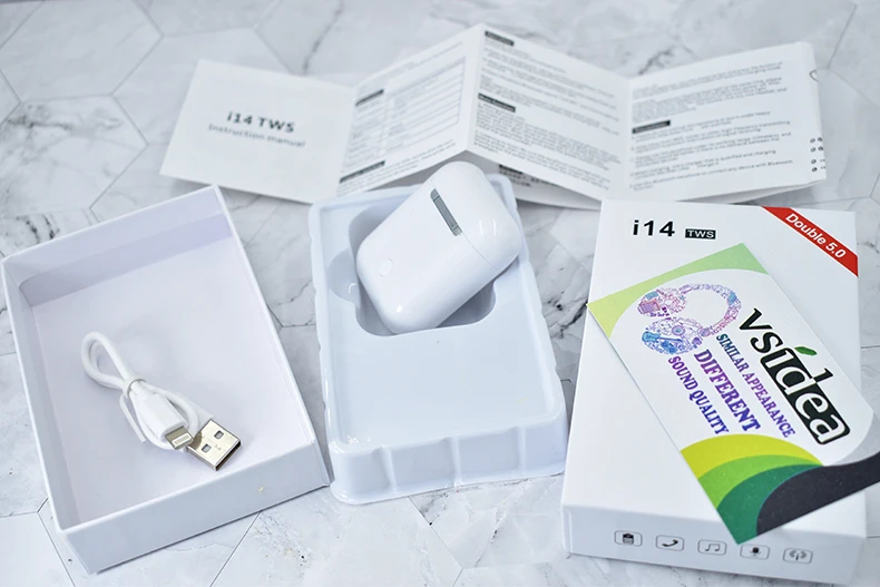 Красочные оригинальные i14 TWS Blutooth 5,0 наушники мини беспроводные стерео HIFI наушники стерео Спортивная гарнитура для Iphone VIVO HUAWEI