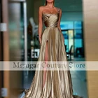 2021 роскошное женское платье на одно плечо, Длинные блестящие платья знаменитостей с блестками для выпускного вечера