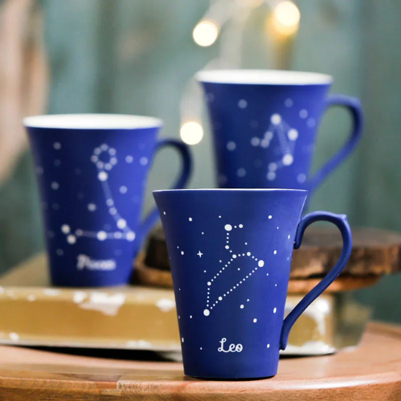 

Ceramic Coffee Mugs Constellation Theme Lucky Mug Christmas Gift for Friends