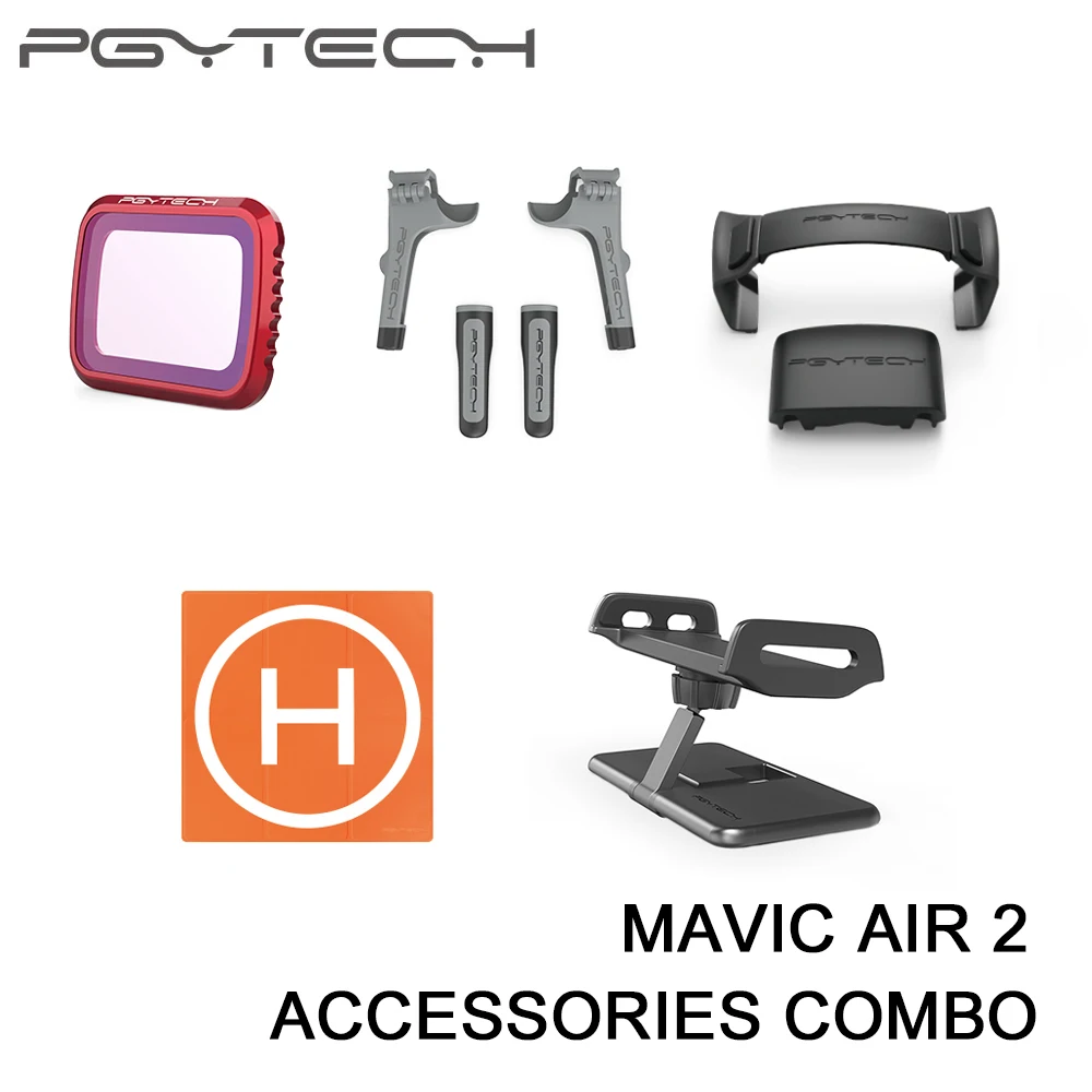 PGYTECH Mavic Air 2 Аксессуары для комбинированных посадочных шестерен + держатель