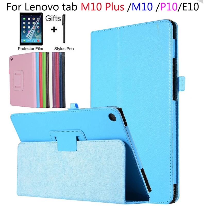 Чехол-книжка из искусственной кожи с подставкой для Lenovo Tab P10 TB-X705 10 1 чехол M10 Plus 3