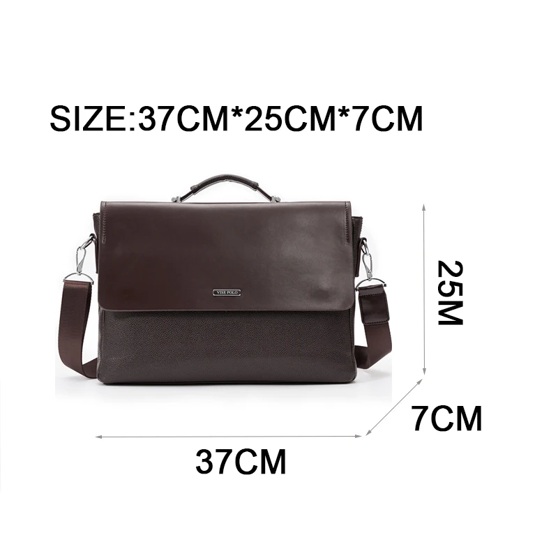 

Document Organizer Hangdbag Bussiness Waterproof Shoulder Bag Pu Leather High Quality Crossbody Bags Leisure Computerbag