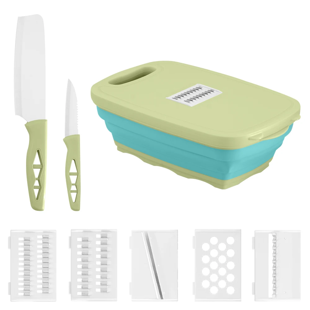 Кухонный разделочный блок слайсер Складная разделочная доска дуршлаги кухонные