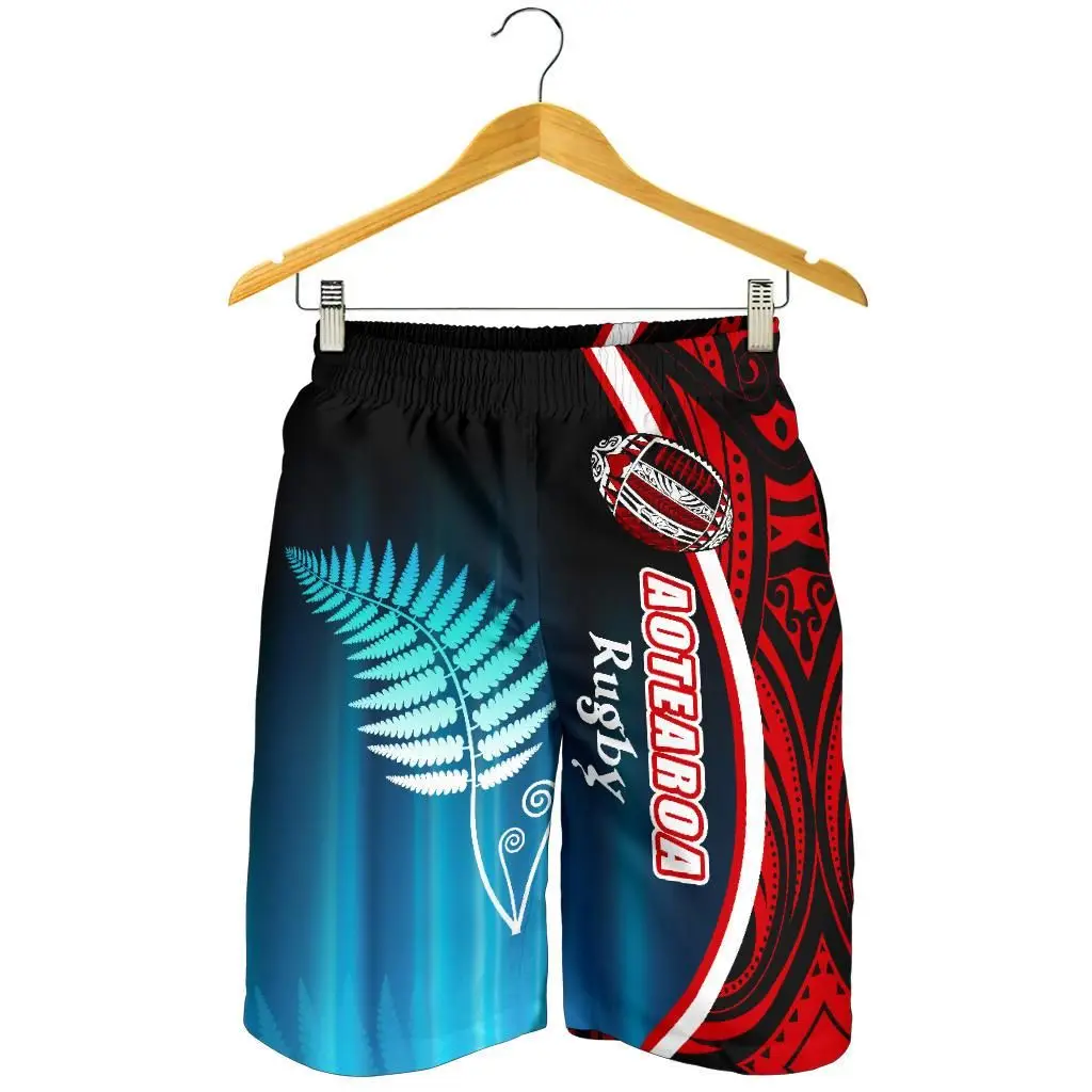 

PLstar Cosmos Newest Dolphin Turtle Tribe Hibiscus Art Summer Beach Breathable 3DPrint Casual Unisex Casual Shorts Streetwear -1