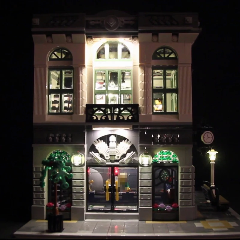 Набор со светодиодной подсветкой для 10251 строительных блоков улица создатель