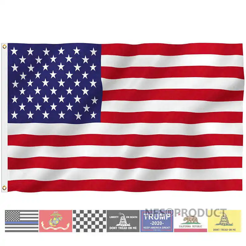 3x5 футов американский флаг полиэстер США морские тонкие синие линии принт