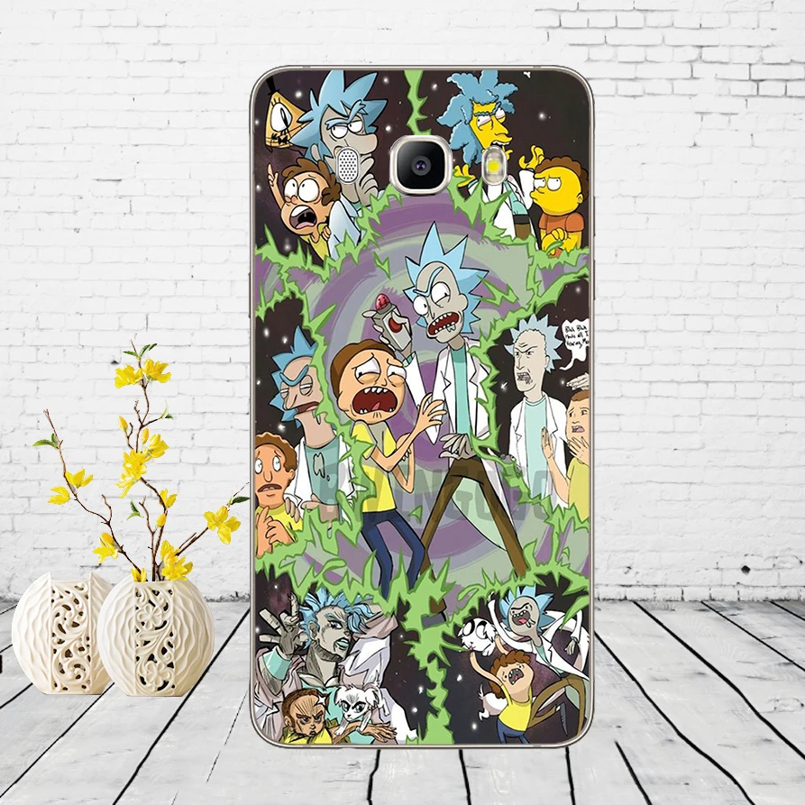 208DD Рик и Морти 02 Мягкий силиконовый чехол для Samsung Galaxy A3 a5 A6 A8 j3 j5 j7 - Цвет: 12