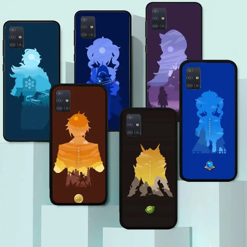 

Genshin impact Phone Case for Xiaomi Mi10 Mi9 Mi8 Mi6 5x 6x Note10 3 2 Pro MAX Plus 10t Lite Fundas Cover