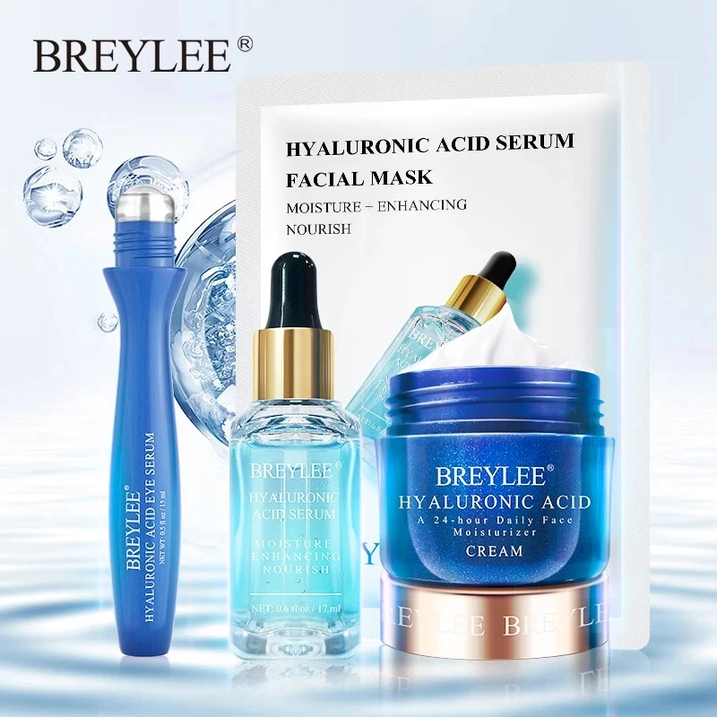 

BREYLEE Face Skin Care Serum Retinol Vc Hyaluronic Acid Remove Wrinkles Anti-Aging Lifting Firming Collagen Facial Essence 6 PCS