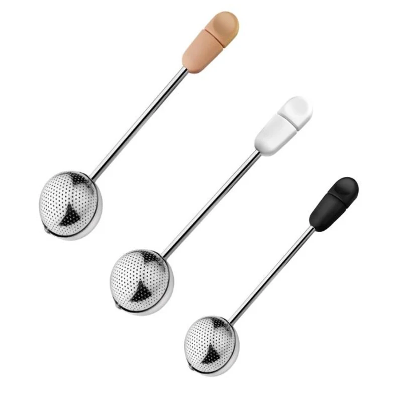 

Essential Stainless Steel Ball Tea Infuser Mesh Filter Strainer Hook Loose Tea Leaf Spice Home Kitchen Accessories Wholesale