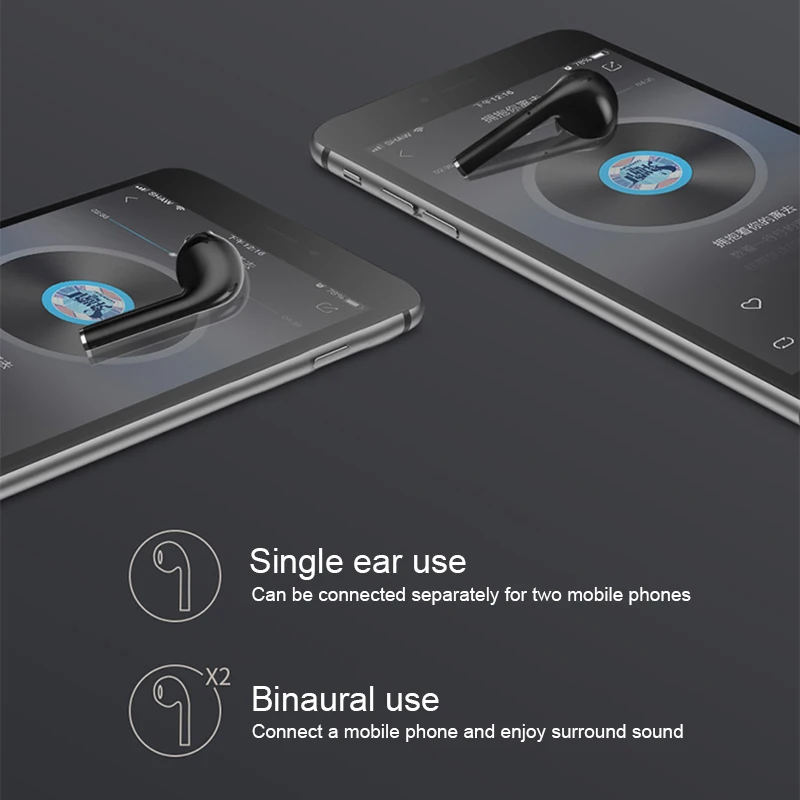 L8 TWS сенсорное управление бас Беспроводные наушники с двойным микрофоном Bluetooth V5.0