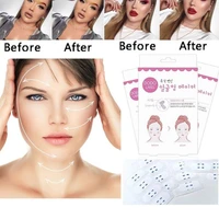 40 80pcs lift face sticker instant waterproof v shape breathable makeup adhesive tape invisible lifting tighten chin slim face