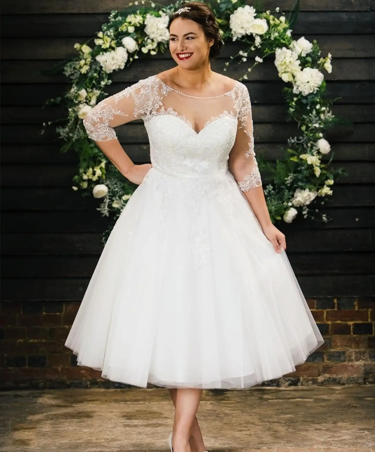 Женское атласное свадебное платье Sweet с коротким рукавом из Южной Африки Испании